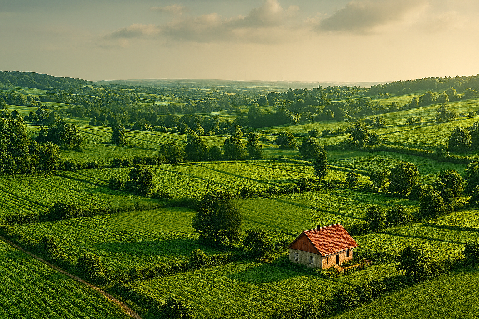 Green Farm Landscape